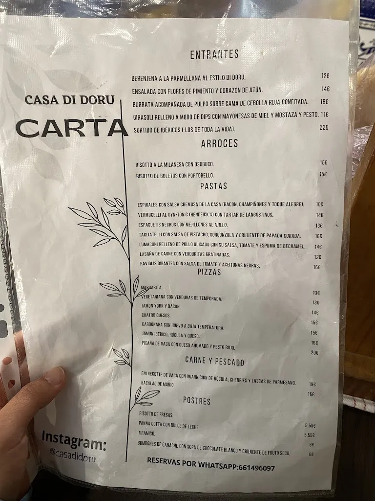 Menu_Restaurante Casa Di Doru_Mansilla de las Mulas_image_3