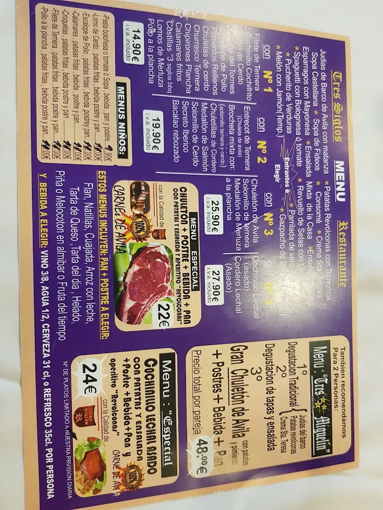 Steffen D E_Tres Siglos (Chuleton de Ávila)_Provincia de Ávila_review