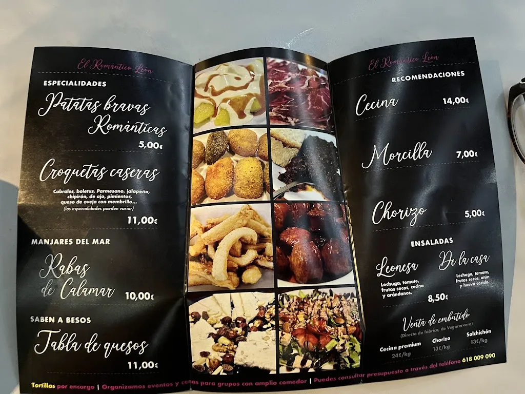 Menü_El Romántico León_Provincia de León_Bild_4
