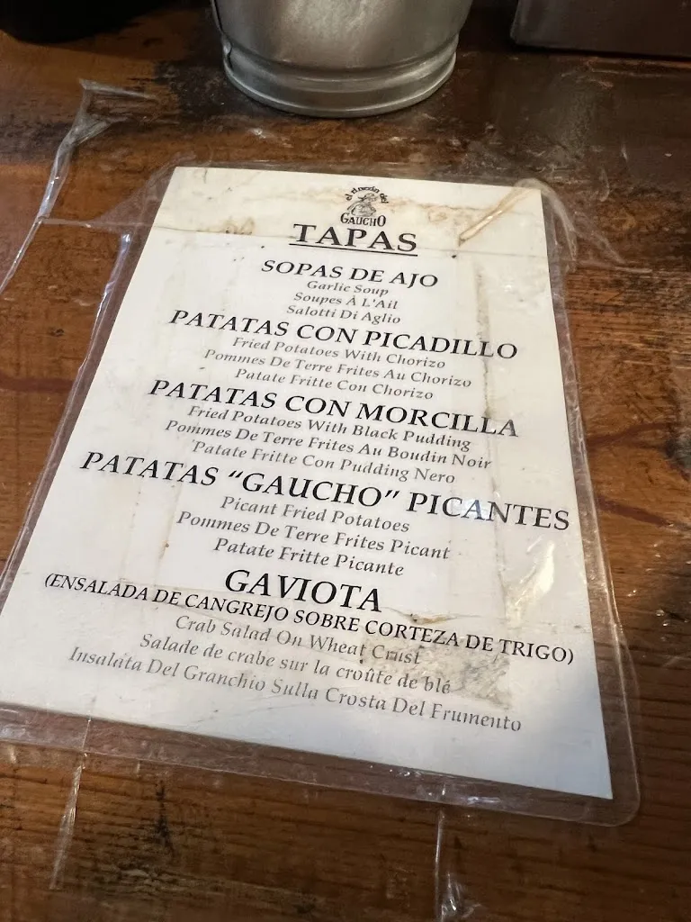 Menu_Taberna Gaucho_Provincia de León_image_2