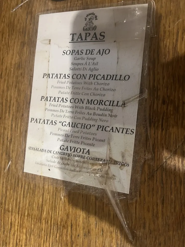 Menu_Taberna Gaucho_Provincia de León_image_4