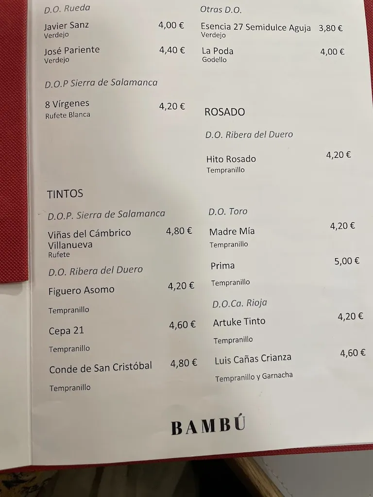 Menu_Bambú Tapas y Brasas_Provincia de Salamanca_image_1