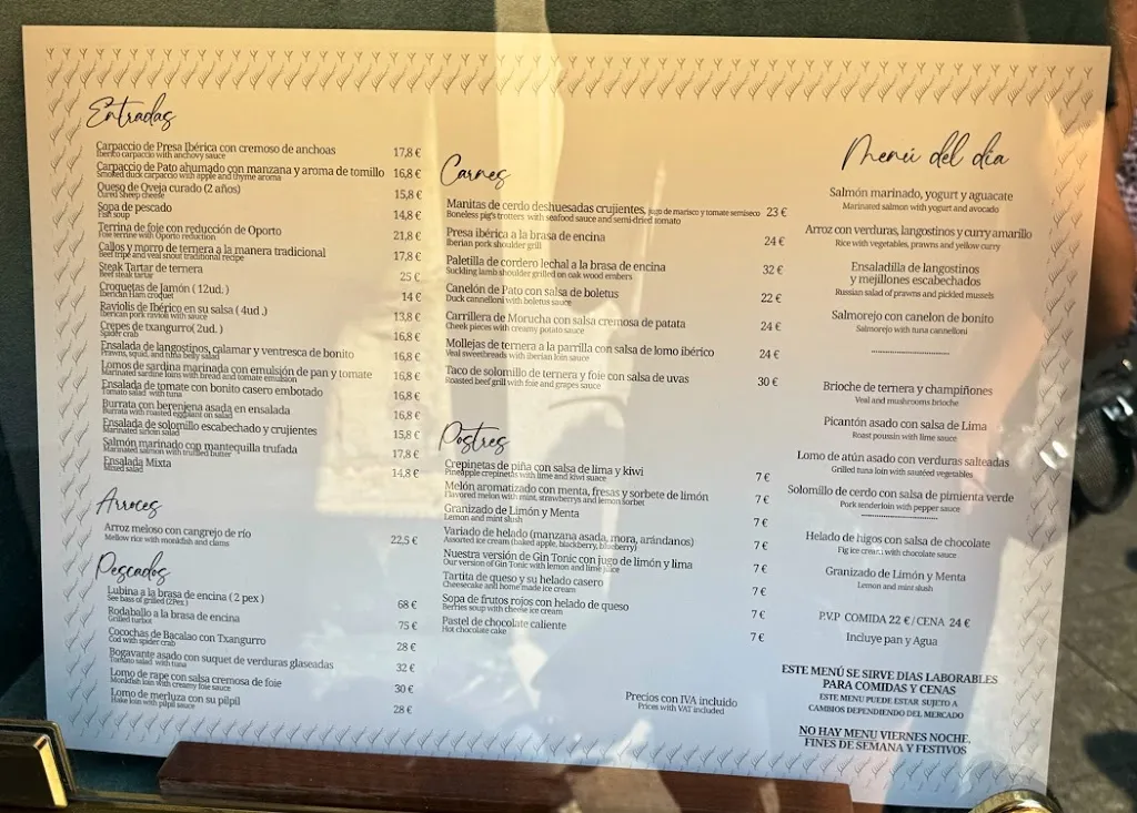 Menu_RESTAURANTE LA HOJA 21_Provincia de Salamanca_image_1