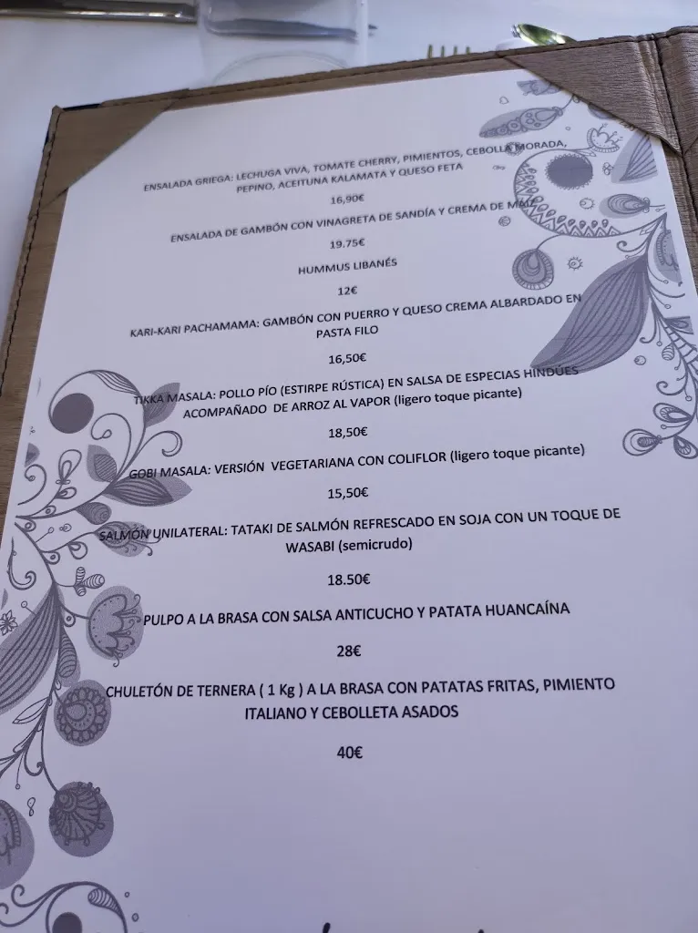 Menu_La Pachamama_Provincia de Salamanca_image_4