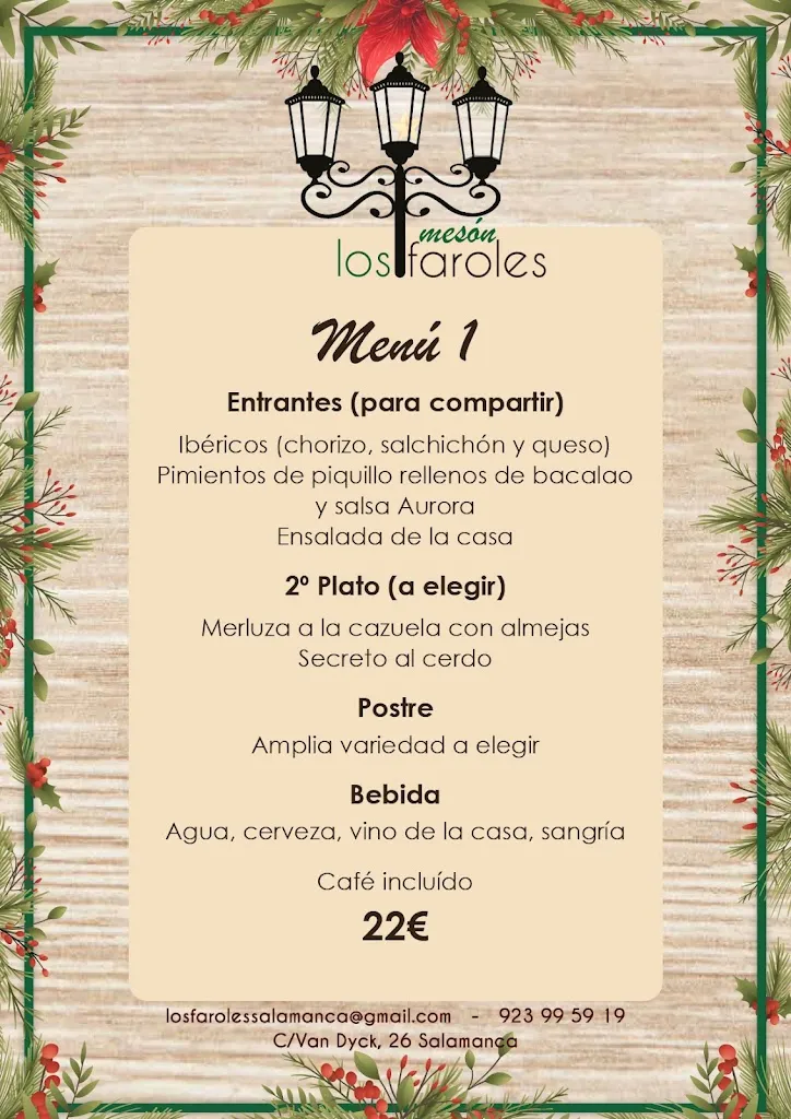 Menu_Mesón Los Faroles_Provincia de Salamanca_image_4