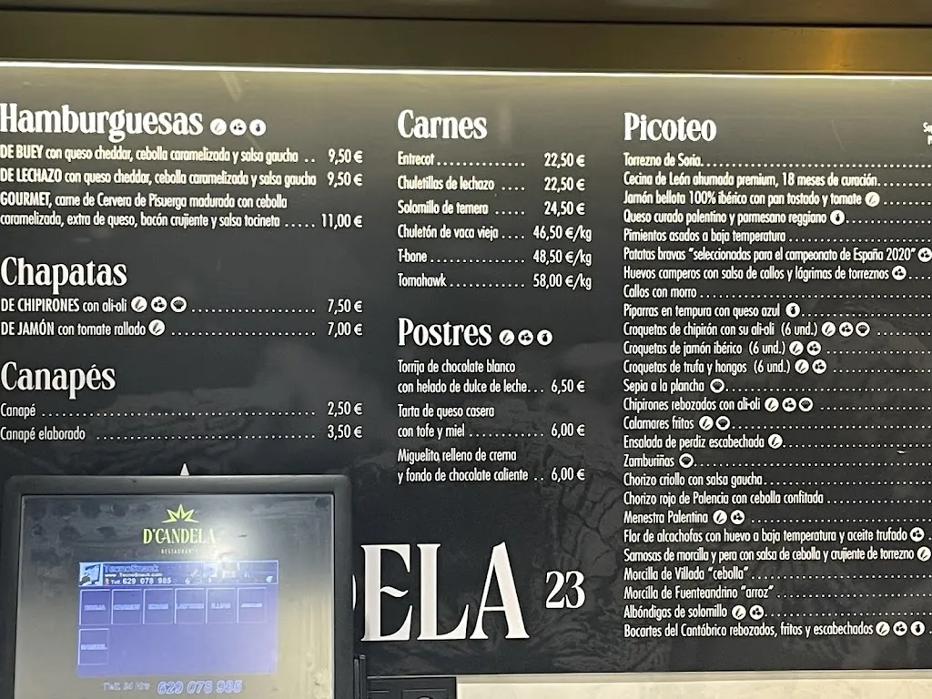 Menu_Restaurante D'Candela_Provincia de Palencia_image_4