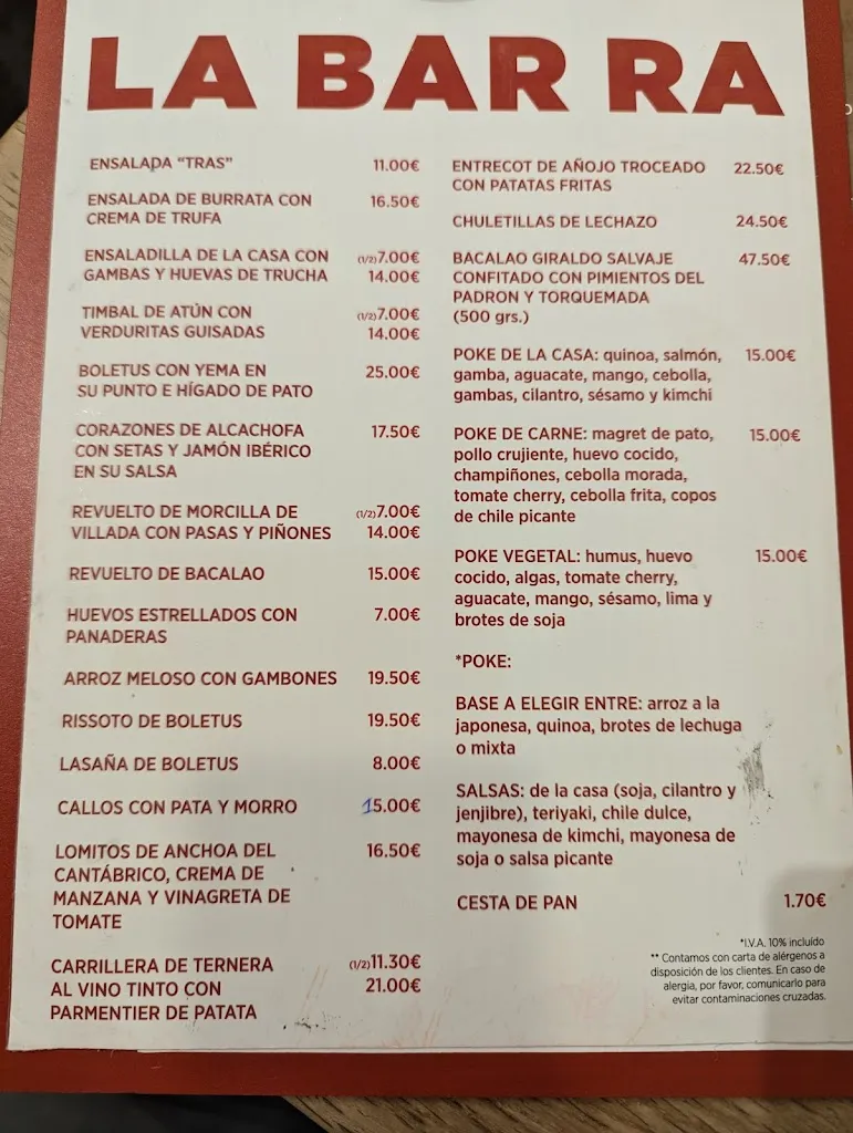 Menu_Restaurante La Traserilla_Provincia de Palencia_image_1