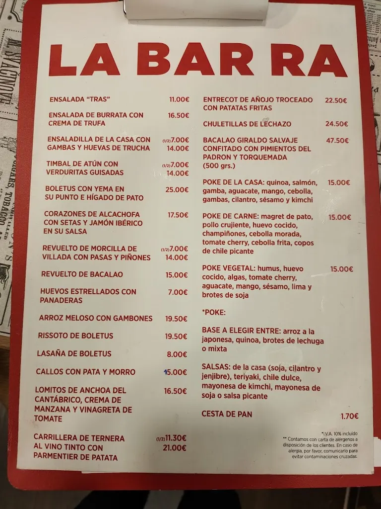 Menu_Restaurante La Traserilla_Provincia de Palencia_image_4