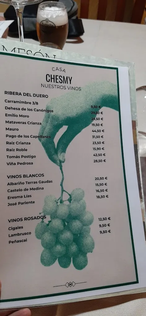 Menu_Casa Chesmy_Provincia de Palencia_image_2