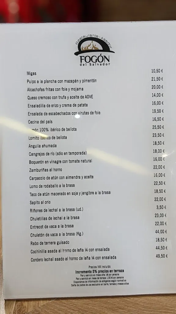 Menu_Restaurante El Fogón del Salvador_Provincia de Soria_image_2