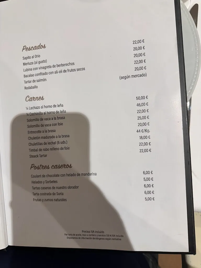 Menu_Restaurante El Fogón del Salvador_Provincia de Soria_image_4