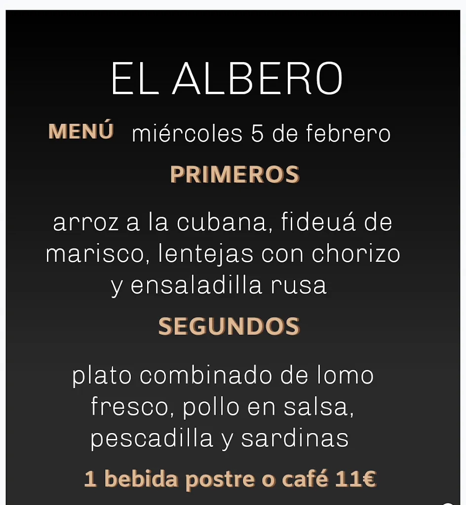 Menu_El Albero_Elda_immagine_1