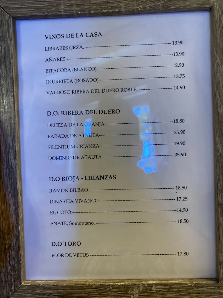 Menu_ASADOR DE LA VILLA EL GRANERO_Provincia de Soria_image_4