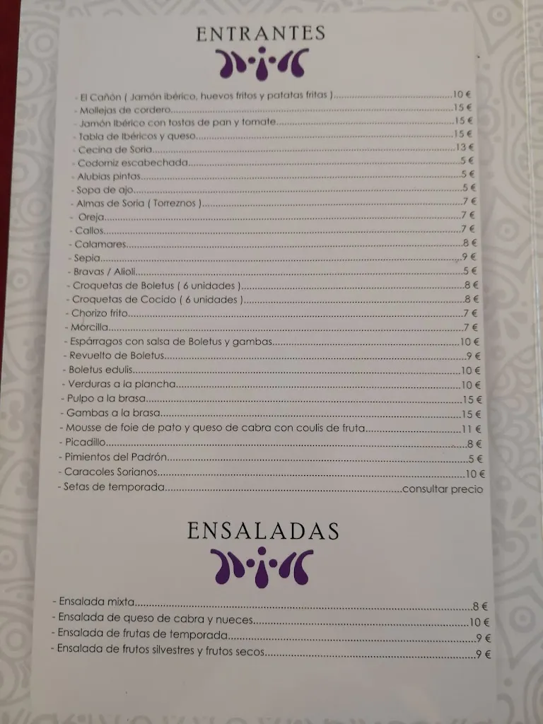 Menu_Hotel - Restaurante El Balcón del Cañón_Provincia de Soria_image_1