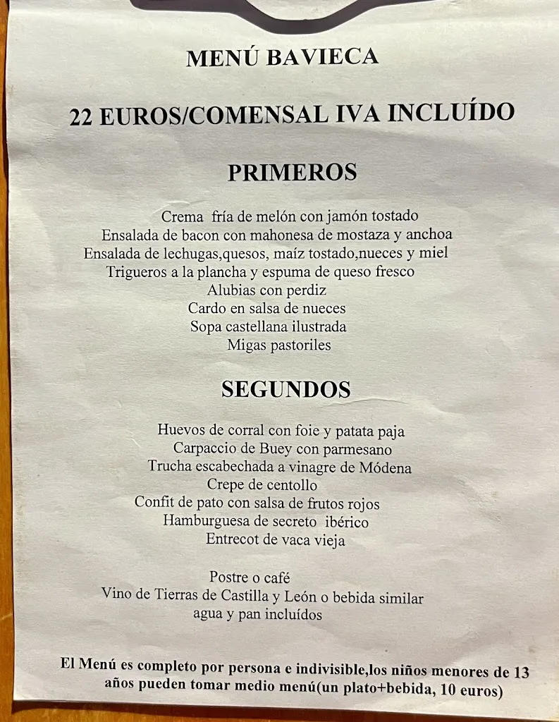 Menu_Restaurante Bavieca_Provincia de Soria_image_2