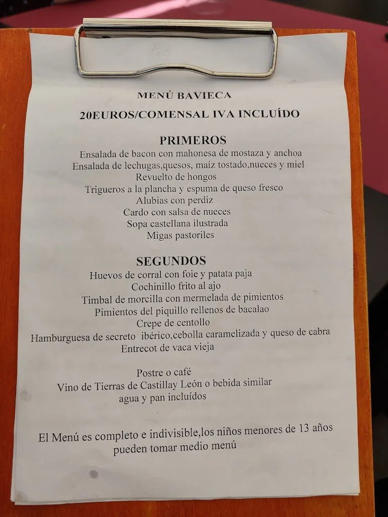 Menu_Restaurante Bavieca_Provincia de Soria_image_4