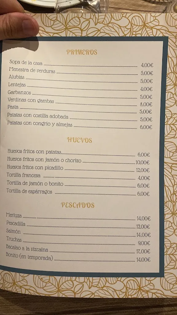Menu_Hostal Bar Restaurante Madrid_Puebla de Lillo_image_1