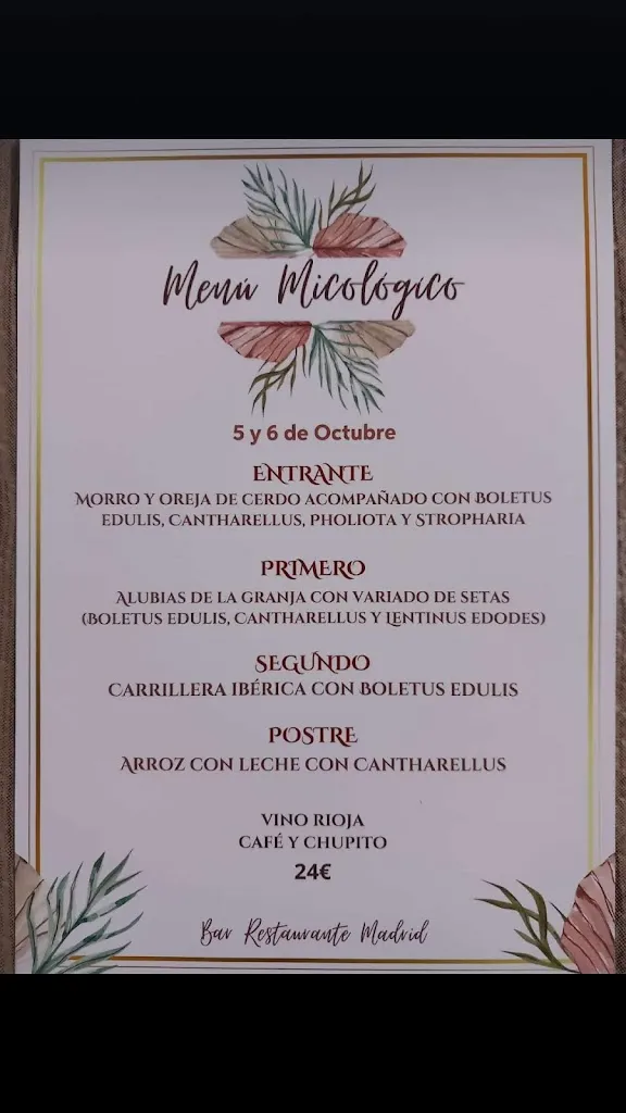 Menu_Hostal Bar Restaurante Madrid_Puebla de Lillo_image_2