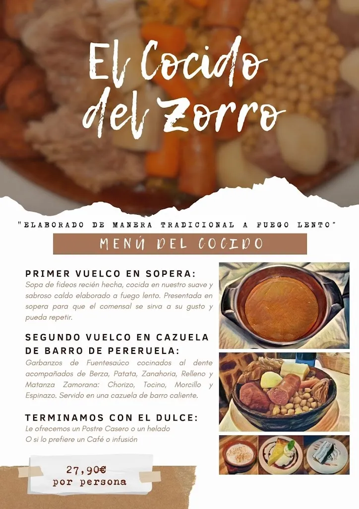 Menu_Restaurante El Mesón del Zorro_Provincia de Zamora_immagine_4