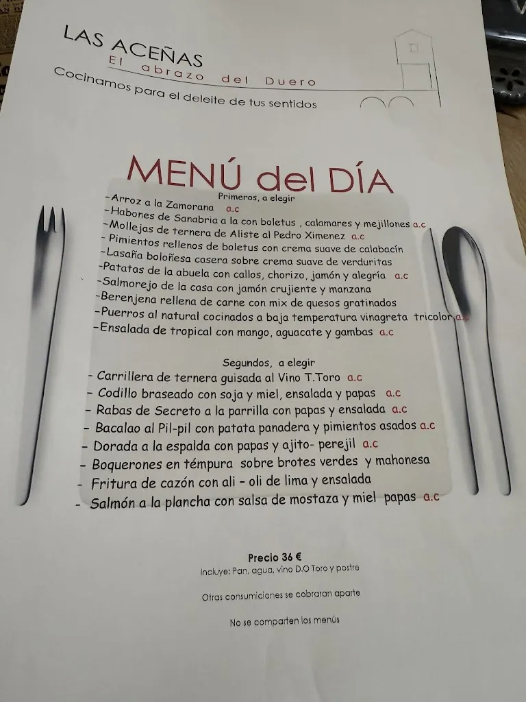 Menu_Restaurante Las Aceñas_Provincia de Zamora_image_4