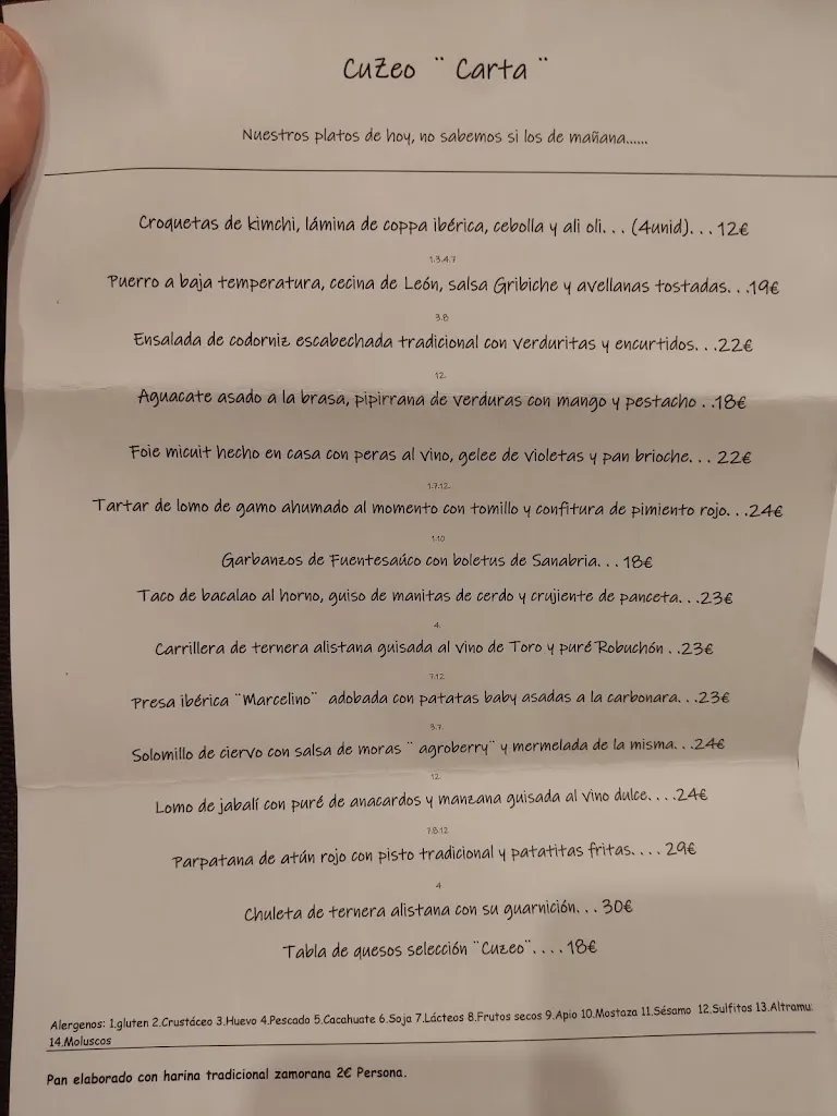 Menu_Cuzeo_Provincia de Zamora_immagine_1