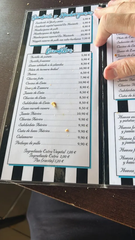 Menu_La Hacienda_San Adrián del Valle_image_2