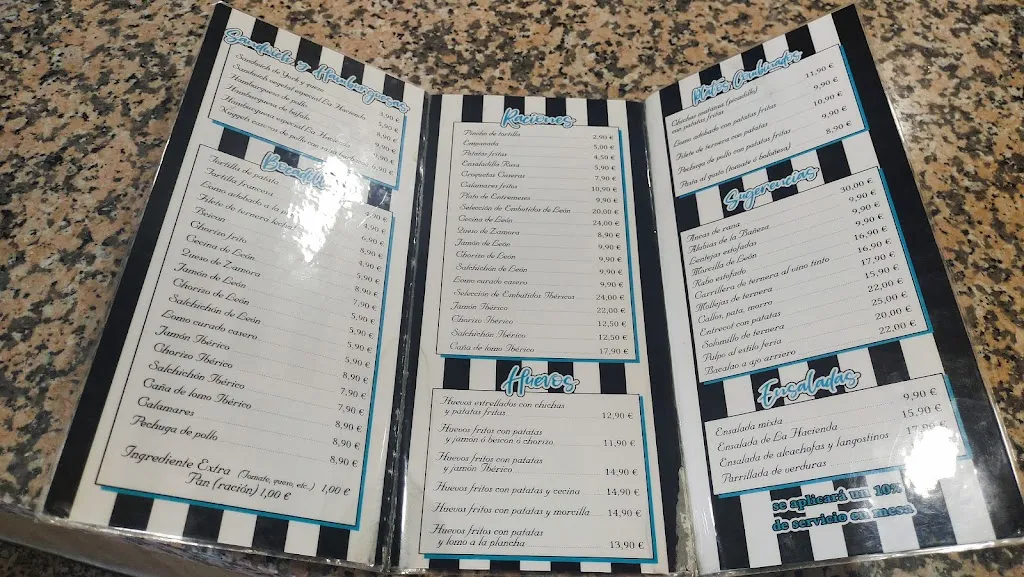 Menu_La Hacienda_San Adrián del Valle_image_3