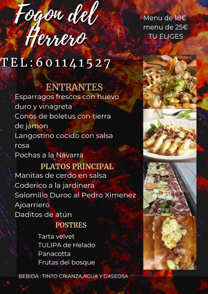 Menu_El Fogón del Herrero_San Adrián del Valle_image_1