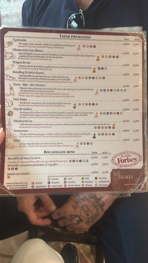 Menu_Los Zagales_Provincia de Valladolid_image_3