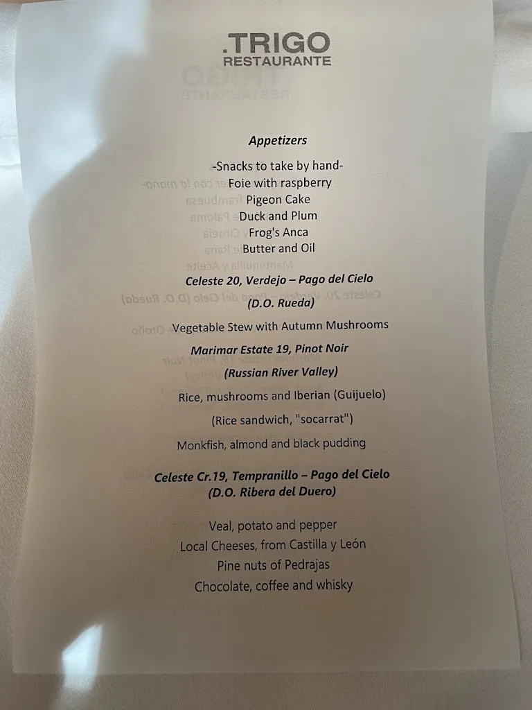 Menu_Restaurante Trigo_Provincia de Valladolid_image_4