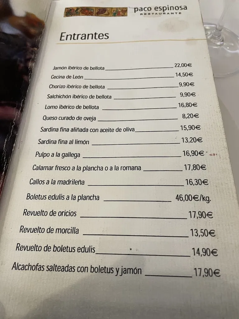 Menu_Restaurante Paco Espinosa_Provincia de Valladolid_image_2