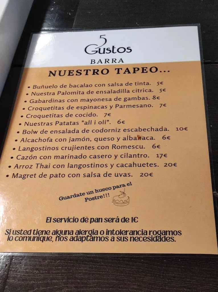 Menu_5 Gustos_Provincia de Valladolid_image_4