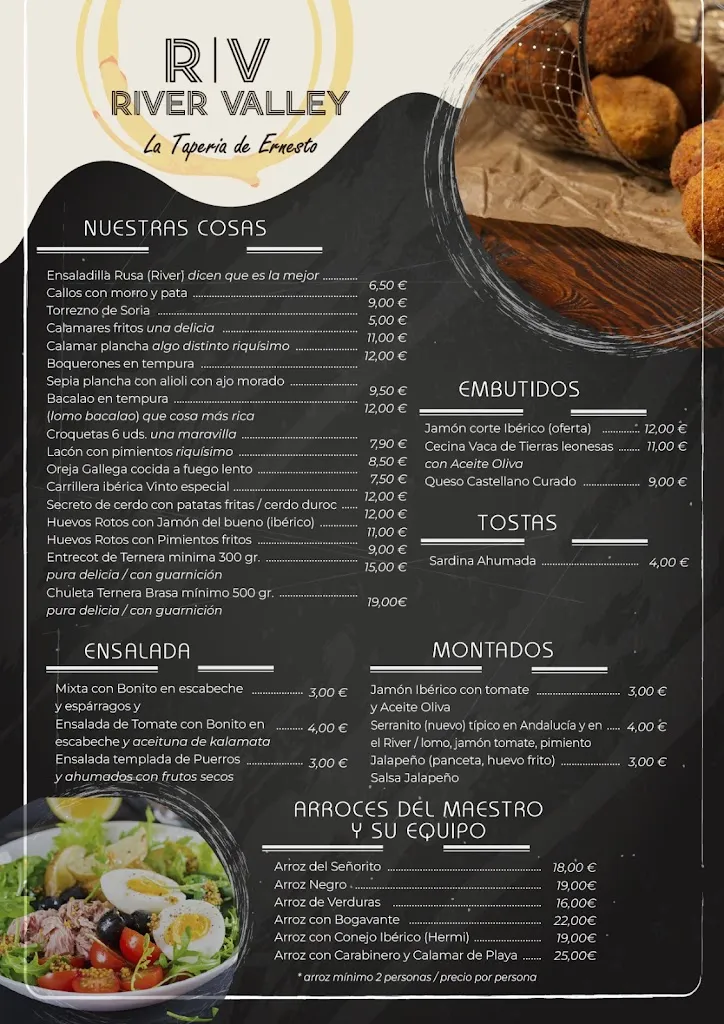 Menu_Restaurante River Valley_Provincia de Valladolid_image_1