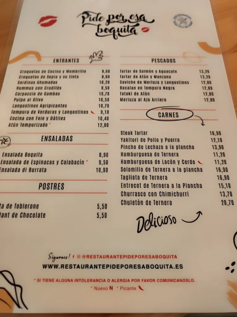 Menu_Restaurante Pide por esa Boquita_Provincia de Valladolid_image_4