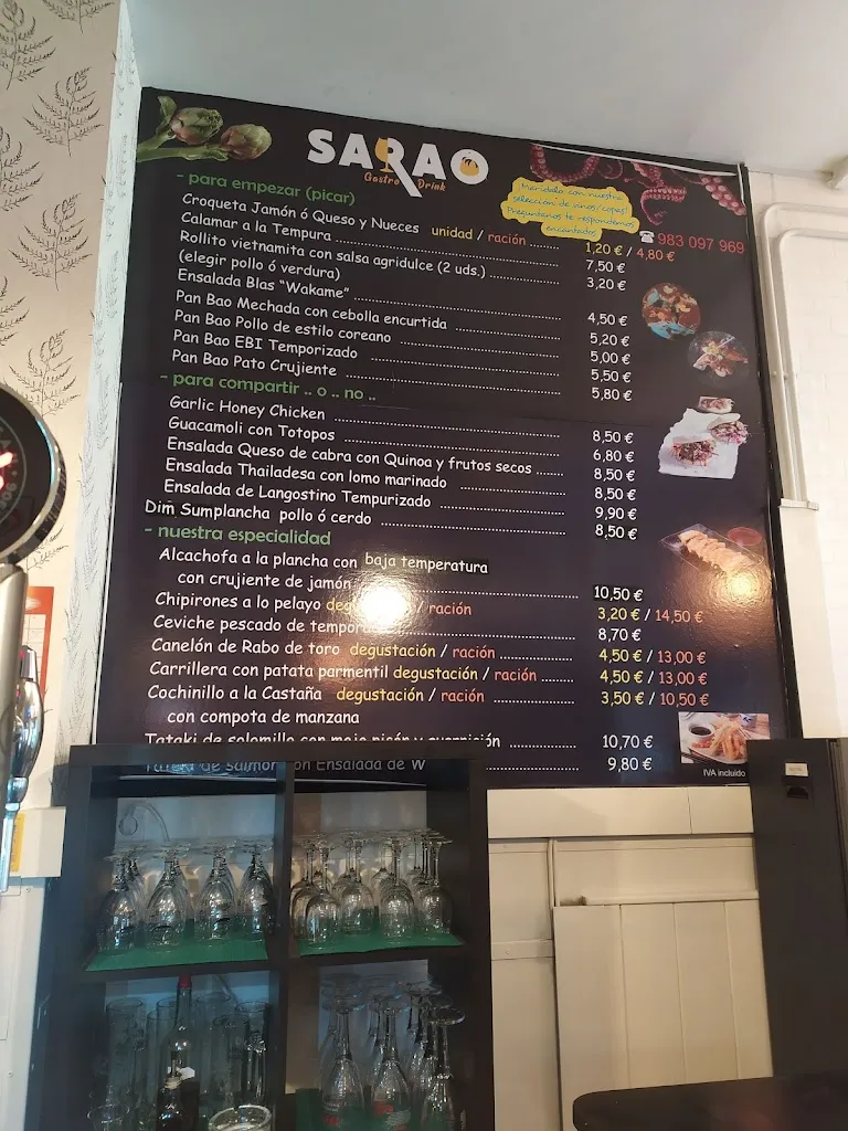 Menu_SARAO Gastro and Drinks_Provincia de Valladolid_image_4