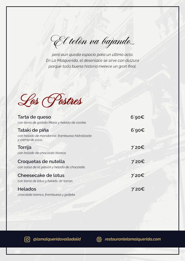 Menu_Restaurante La Malquerida_Provincia de Valladolid_image_3