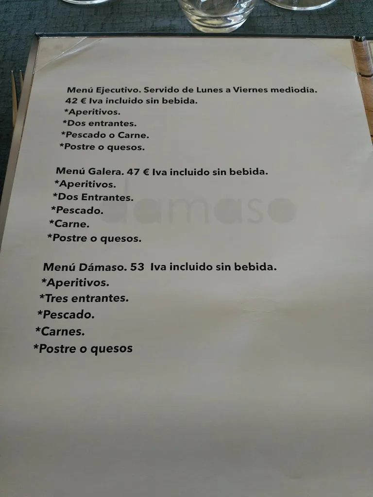 Menu_Restaurante Dámaso_Provincia de Valladolid_image_1