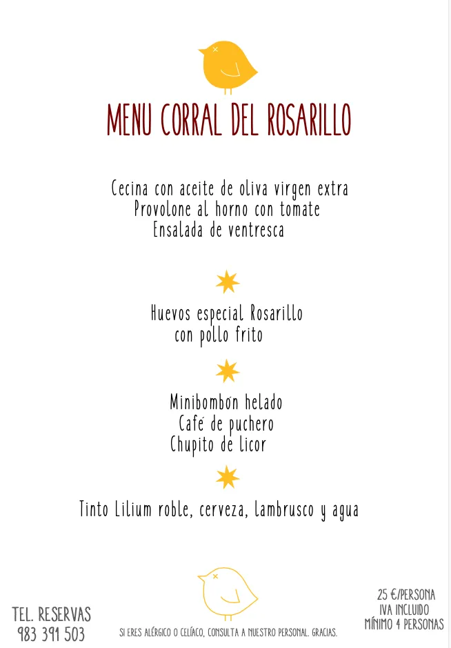Menu_Corral del Rosarillo_Provincia de Valladolid_image_2
