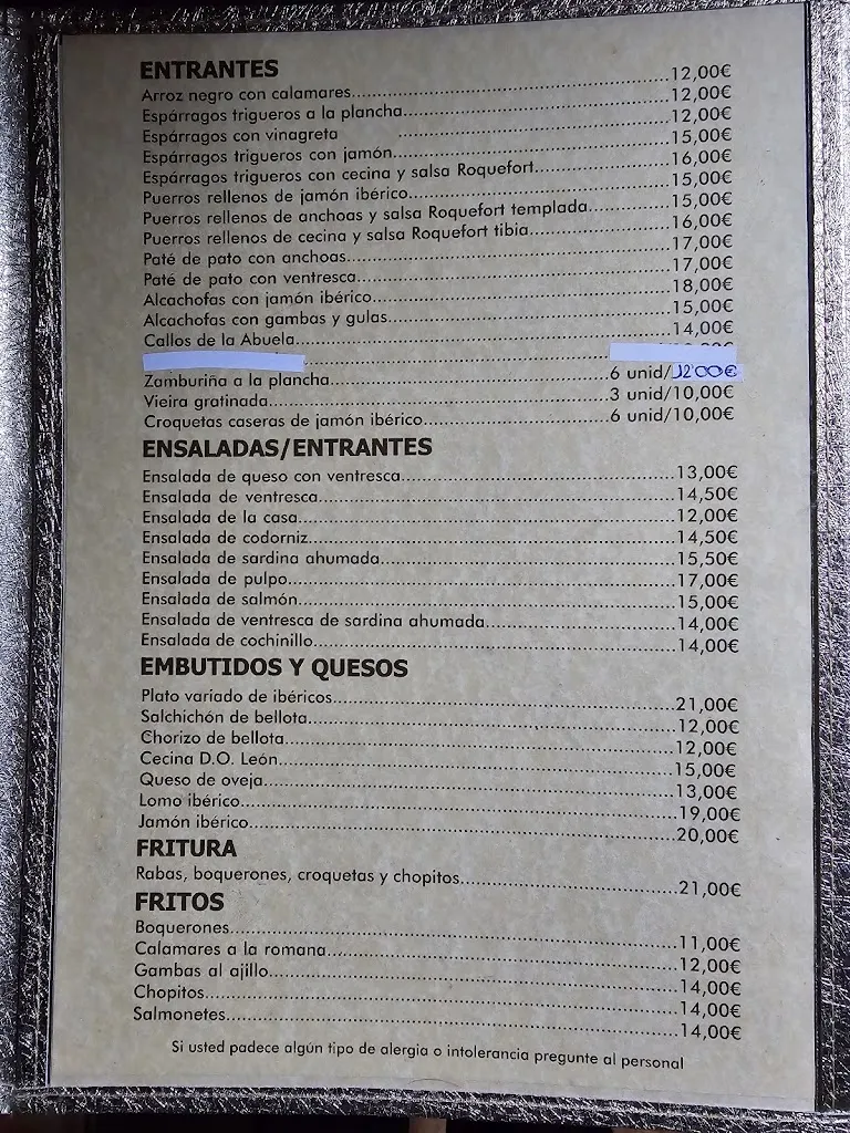 Menu_Taberna El Pozo_Provincia de Valladolid_image_2