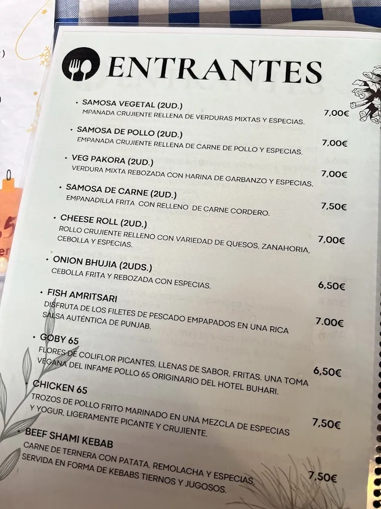 Menu_AROMA DE INDIA_Provincia de Valladolid_image_3
