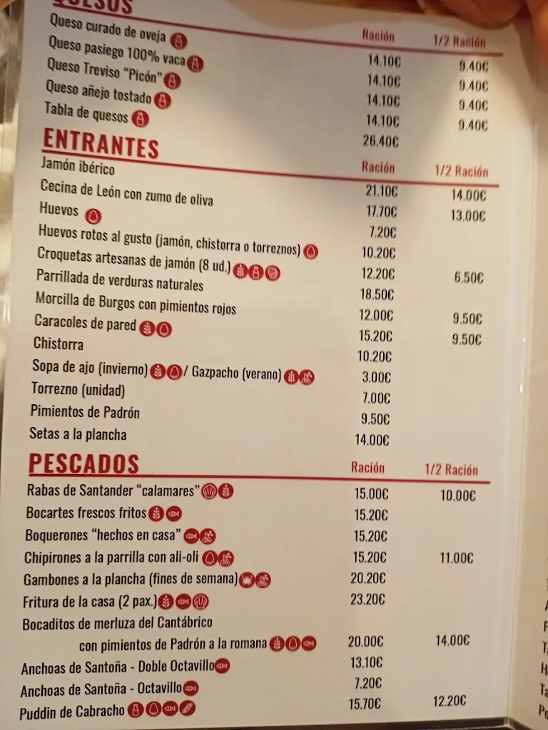 Menu_La Taberna del Herrero_Provincia de Valladolid_immagine_1