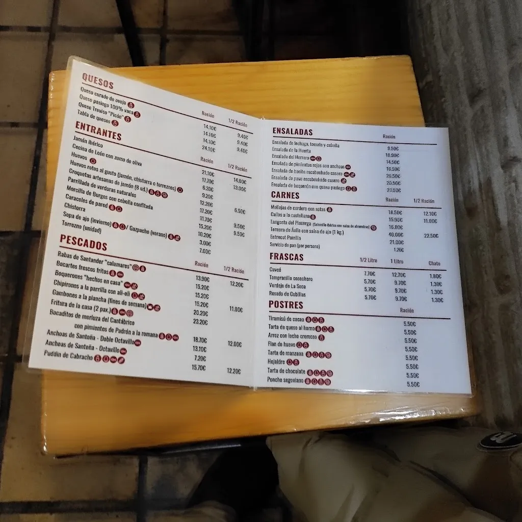 Menu_La Taberna del Herrero_Provincia de Valladolid_immagine_4