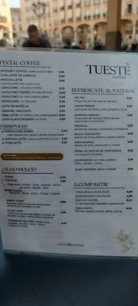 Menu_TUESTE Coffee & Brunch | Cafetería en Elda_Elda_image_4