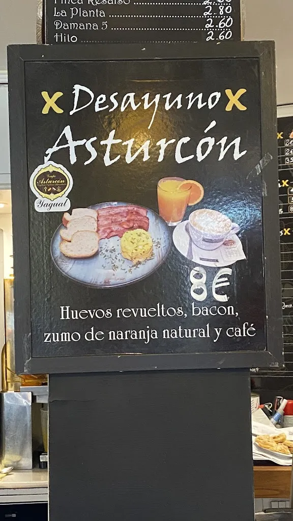 Menu_Restaurante Confiteria Asturcón Yagual_Sahagún_immagine_1