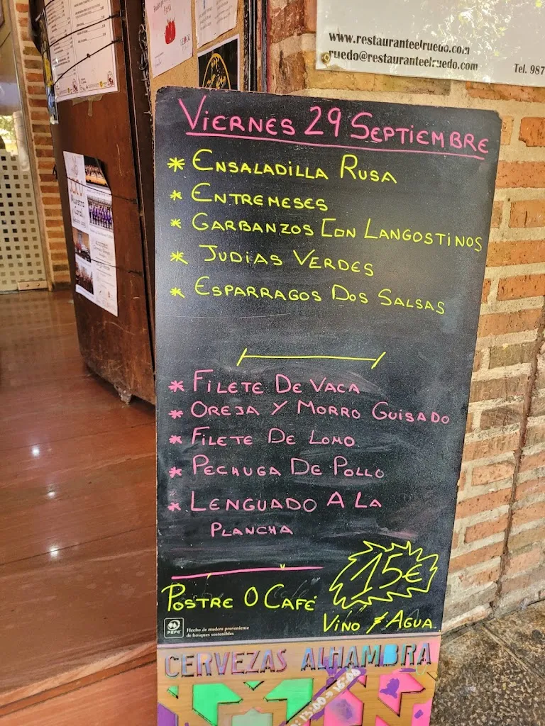 Menu_Restaurante El Ruedo II_Sahagún_image_4