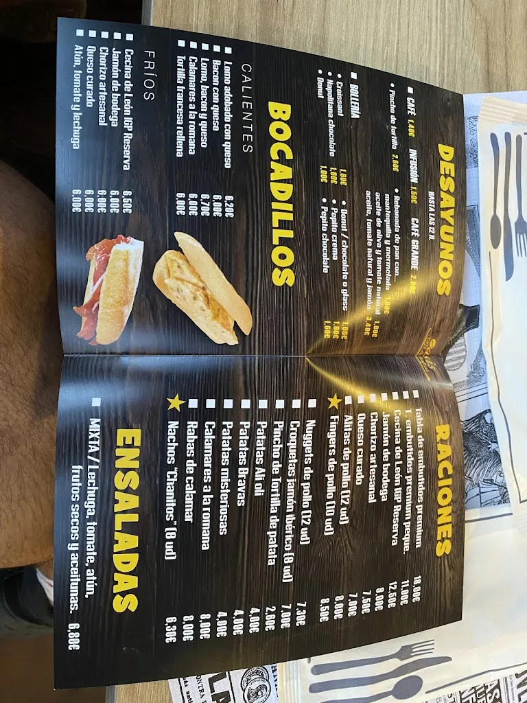 Menu_Café bar OASIS_San Justo de la Vega_image_4