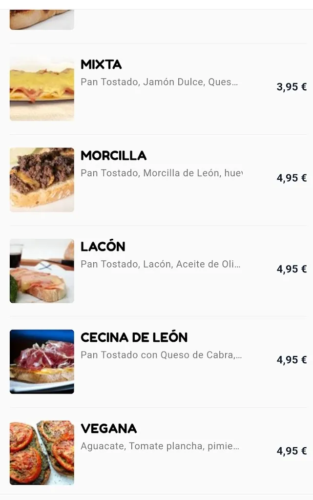 Menu_La bodega de Godivah_Ponferrada_image_4