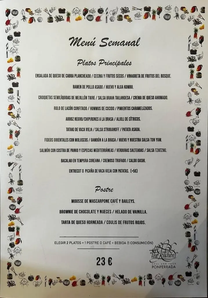 Menu_THE KITCHEN SOUL AND FOOD PONFERRADA_Ponferrada_image_3