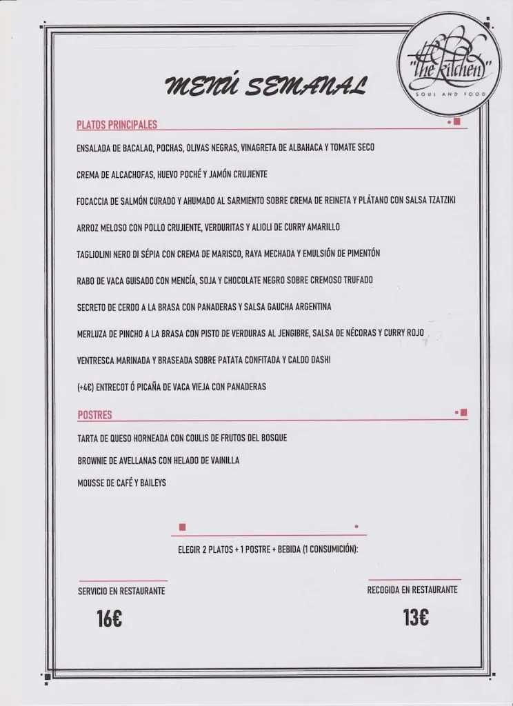 Menu_THE KITCHEN SOUL AND FOOD PONFERRADA_Ponferrada_image_4