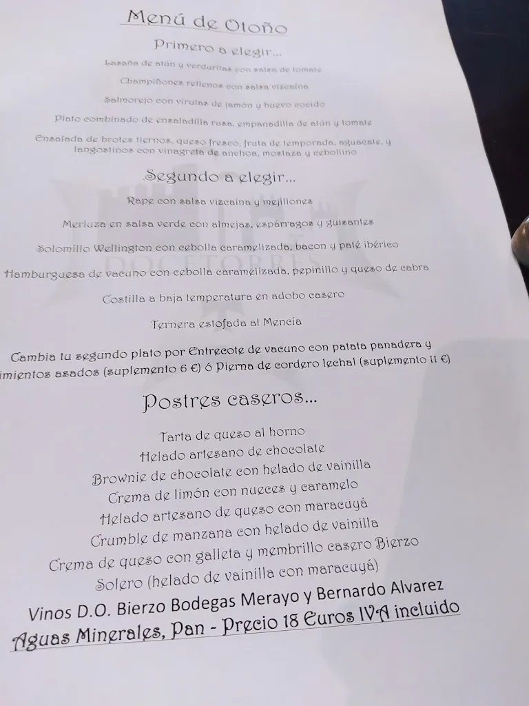 Menu_Doce Torres_Ponferrada_image_4